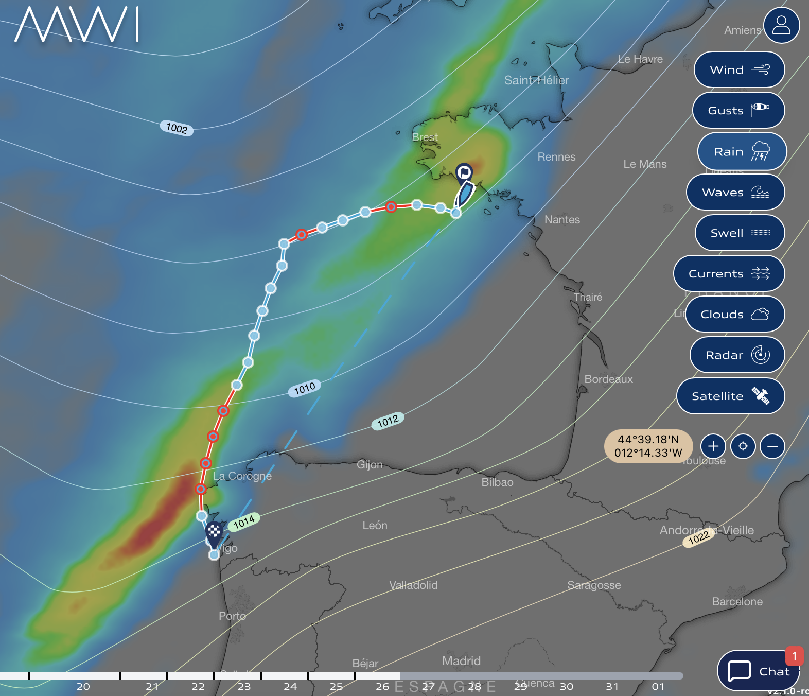 Knowledge hub MWY Yachting routing